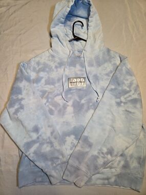 Taylor Swift 1989 Taylor’s Version Hoodie Blue Tie Dye Pullover Size M